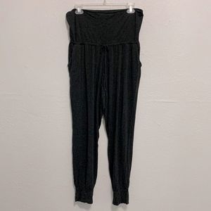 Seraphine Maternity comfy charcoal grey joggers size large